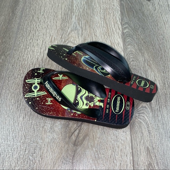 Havaianas Star Wars Flip Flop Size 10T | Stormtrooper Flip Flops Size 10T - Picture 4 of 15